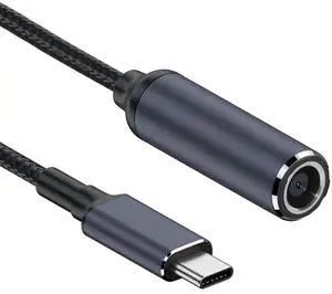Aomoproing DC Jack 7.9X5.4mm Input to USB-C Type-C Power 100W Charge Cable for Laptop Phone PD9V 5V 20V Aomoproing DC Jack 7.9X5.4mm Input to USB-C Type-C Power 100W Charge Cable for Laptop Phone PD9V 5V 20V