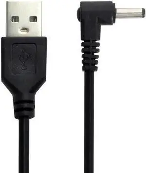 Aomoproing USB 2.0 Male to Right Angled 90 Degree 3.5mm 1.35mm DC power Plug Barrel 5v Cable 100cm Aomoproing USB 2.0 Male to Right Angled 90 Degree 3.5mm 1.35mm DC power Plug Barrel 5v Cable 100cm