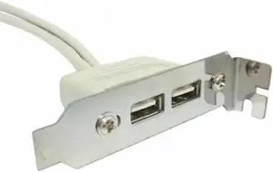 Aomoproing U2-062 Low Profile 8cm Height USB 2.0 Female Back panel to Motherboard 9pin cable with PCI bracket 30cm Aomoproing U2-062 Low Profile 8cm Height USB 2.0 Female Back panel to Motherboard 9pin cable with PCI bracket 30cm