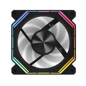 darkFlash INF34 120mm PWM ARGB Case Fan - Infinity Mirror Dual-Sided Lighting - Hydro Bearing - Daisy Chain Connection - Motherboard Sync(black) darkFlash INF34 120mm PWM ARGB Case Fan - Infinity Mirror Dual-Sided Lighting - Hydro Bearing - Daisy Chain Connection - Motherboard Sync(black)