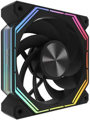 darkFlash INF34R 120mm Reverse Blade PWM ARGB Case Fans 3-Pack - Infinity Mirror Dual-Sided Lighting - Hydro Bearing - Daisy Chain Connection (black) darkFlash INF34R 120mm Reverse Blade PWM ARGB Case Fans 3-Pack - Infinity Mirror Dual-Sided Lighting - Hydro Bearing - Daisy Chain Connection (black)