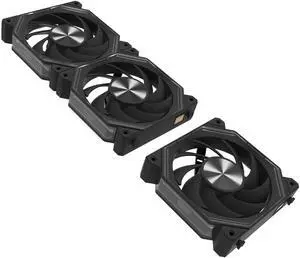 darkFlash INF34R 120mm Reverse Blade PWM ARGB Case Fans 3-Pack - Infinity Mirror Dual-Sided Lighting - Hydro Bearing - Daisy Chain Connection (black) darkFlash INF34R 120mm Reverse Blade PWM ARGB Case Fans 3-Pack - Infinity Mirror Dual-Sided Lighting - Hydro Bearing - Daisy Chain Connection (black)