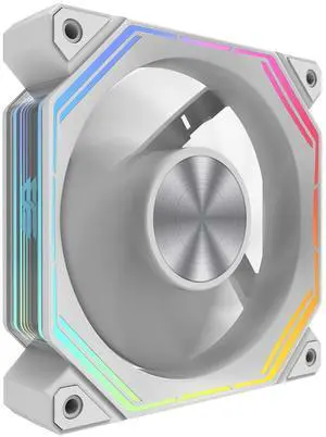 darkFlash INF34 120mm PWM ARGB Case Fan - Infinity Mirror Dual-Sided Lighting - Hydro Bearing - Daisy Chain Connection - Motherboard Sync(White) darkFlash INF34 120mm PWM ARGB Case Fan - Infinity Mirror Dual-Sided Lighting - Hydro Bearing - Daisy Chain Connection - Motherboard Sync(White)