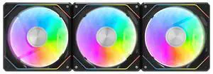 darkFlash Gauss G24R 120mm Reverse Blade PWM ARGB Case Fans 3-Pack - Magnetic Daisy Chain Connection - FDB Hydro Bearing - Motherboard Sync - Black darkFlash Gauss G24R 120mm Reverse Blade PWM ARGB Case Fans 3-Pack - Magnetic Daisy Chain Connection - FDB Hydro Bearing - Motherboard Sync - Black