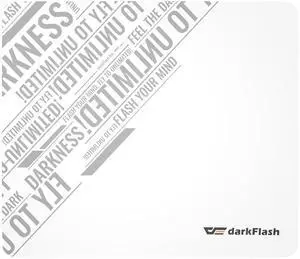 darkFlash DMP300 300 x 260mm Tempered Glass Gaming Mouse Pad with Micro Etched Surface,Snow darkFlash DMP300 300 x 260mm Tempered Glass Gaming Mouse Pad with Micro Etched Surface,Snow