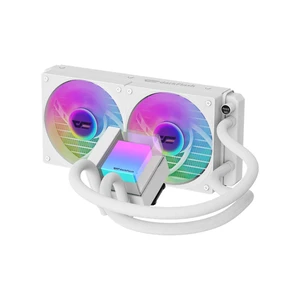 darkFlash CUBE CB240 240mm AIO Liquid CPU Cooler, ARGB Pump Head, 2x120mm PWM Fans, 280W TDP Cooling, Pure Copper Cold Plate, Intel LGA1851/1700 & AMD AM5 Compatible, White darkFlash CUBE CB240 240mm AIO Liquid CPU Cooler, ARGB Pump Head, 2x120mm PWM Fans, 280W TDP Cooling, Pure Copper Cold Plate, Intel LGA1851/1700 & AMD AM5 Compatible, White
