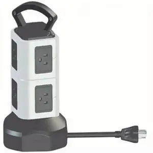 6 way+2 USB Ports Extension Ac OutletPower Socket