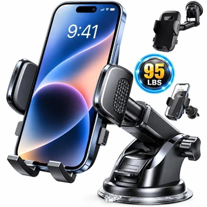 CardiVox 3-in-1 Car Phone Holder Mount for iPhone & Android, Dashboard & Windshield Cell Phone Holder, Vent Mount, 360° Rotation CardiVox 3-in-1 Car Phone Holder Mount for iPhone & Android, Dashboard & Windshield Cell Phone Holder, Vent Mount, 360° Rotation