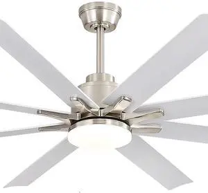 Sofucor Smart Ceiling Fan with Lights and Remote & APP Control For Alexa/Google Farmhouse Ceiling Fan Reversible DC Motor ABS Blades 6-Speed Dimmable LED Modern Ceiling Fan for Home Office/Patio