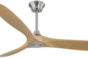 Sofucor 60 Inch Smart Ceiling Fan No Light Indoor/Outdoor Ceiling Fans Without Lights Work with Alexa/Google Quiet DC Reversible 6 Speed ABS 3 Blade Ceiling Fan for Bedroom Patio Farmhouse