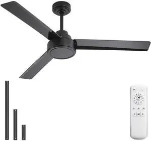 Sofucor Modern Ceiling Fans without Lights 52 Inch Ceiling Fan No Light with Remote Outdoor Ceiling Fans for Patios Bedroom DC Motor Reversible 3 Blades Timer Sofucor Modern Ceiling Fans without Lights 52 Inch Ceiling Fan No Light with Remote Outdoor Ceiling Fans for Patios Bedroom DC Motor Reversible 3 Blades Timer