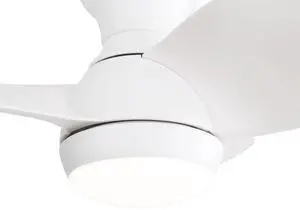 Sofucor 23 inch Low Profile Ceiling Fan with Light and Remote 3 Reversible ABS Blades 6 Speeds Ceiling Fan for Bedroom Kids Room Dining Room