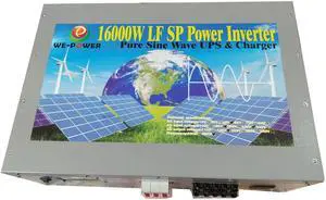 64000W Peak 16000W Power Inverter (8000W 110V Or 8000W 220V) Low Frequency Split Phase Pure Sine Wave Solar Converter 48V DC To 110V,220V AC 60Hz Frequency With UPS / Battery Charger / LCD Display