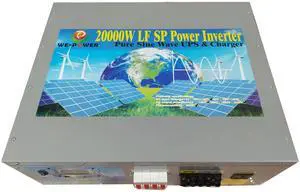 80000W Peak 20000W Power Inverter (10000W 110V Or 10000W 220V) Low Frequency Split Phase Pure Sine Wave Solar Converter 48V DC To 110V,220V AC 60Hz Frequency With UPS / Battery Charger / LCD Display