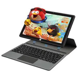 HONGSAMDE 2025 Windows Tablet, 2 in 1 10.1 Inch Windows 11 Pro Tablet PC, 8GB RAM 128GB SSD, Intel Celeron N4000 CPU 1280x800 IPS FHD Touch,with Mini HDMI/5GWiFi/Bluetooth/USB3.0/Dual Cameras/Keyboard