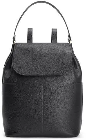 Kattee Leather Backpack Purse for Women Travel Fashion Designer Ladies Laptop Backpack, Black