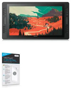 BoxWave Screen Protector Compatible with Huion KAMVAS PRO 22 - ClearTouch Crystal (2-Pack), HD Film Skin - Shields from Scratches for Huion KAMVAS PRO 22