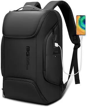 BANGE Business Laptop Smart backpack Can Hold 15.6 Inch Laptop Commute Backpack Carry on bag for men and women (Black)