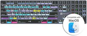 Logickeyboard Wireless Backlit 'Titan' Designed for Editing in Blackmagic's Davinci Resolve  p/n LKB-RESB-TM-US
