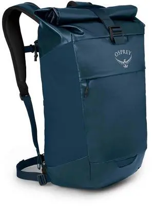 Osprey Transporter Roll Top Laptop Backpack, Venturi Blue