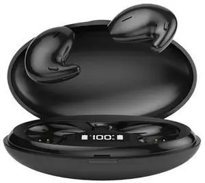 IKXO Sleep Headphones Invisible Wireless Bluetooth Sleep Earbuds for Side Sleepers,Comfortable Noise Blocking Wireless Headphones for Sleeping,Stable Bluetooth 5.2 Connection,Black