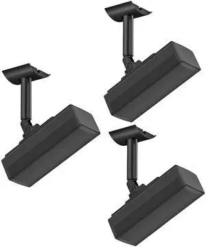 Angle Adjustable Speaker Wall Mount for Bose Speaker Mount - Ceiling & Wall Speaker Mount for Bose UB-20 Series II, SoundTouch, CineMate, Lifestyle, Acoustimass, Cube Surround Speaker Bracket, 3 Pack