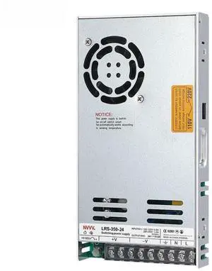 NVVV LRS-350-24 Switching Power Supply 24V 14.6Amp Enclosed Switchable Power Supply