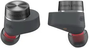 Bowers & Wilkins Pi5 S2 True Wireless Earbuds - Active Noise Cancellation, Qualcomm aptX Technology, Bluetooth, Crystal-Clear Calls, Wireless & 15-Minute Quick Charging, Storm Grey