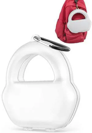 SUOFEIK Hard Case for AirPods Max - Hard Travel Case with Full Protection for Apple Pro Max Headphones (White)