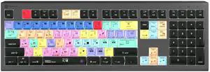 Logickeyboard Backlit 'Astra2' Designed for Editing in Adobe Premiere Pro on Mac  p/n LKB-PPROCC-A2M-US