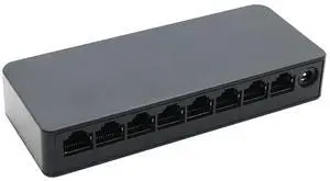 VSVABEFV 8-Port Gigabit Ethernet Switch |Low-Power |Plug and Play |100/1000M| RJ45 LAN Hub Auto MDI/MDIX |Portable Design |Traffic Optimization
