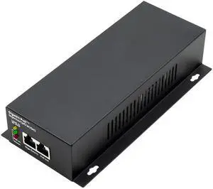 ThePoEstore High Power Gigabit PoE++ Injector Adapter, Integrated Power Supply, Convert A Non-PoE Port to A 90W Gigabit Port, Up to 95W to 60W, 30W, 15.4W, Up to 100m (328 ft)