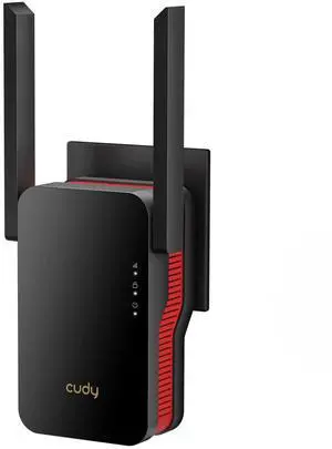 Cudy AX3000 Dual Band Wi-Fi 6 Extender, WiFi 6 Repeater Coverage up to 3000 Sq.Ft. and 70 Devices, 802.11ax, 160MHz, MU-MIMO, Beamforming, OFDMA, WPA3
