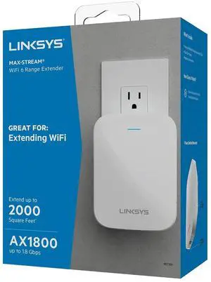 Linksys RE7350 Dual-Band Wi-Fi 6 Wireless Range Extender