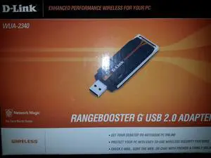D-Link WUA-2340 RangeBooster G USB Adapter