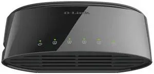 D-Link Ethernet Switch, 5-Port Gigabit Plug n Play Compact Design Fanless Desktop Switch (DGS-1005G),Black