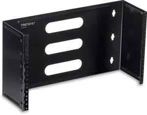 TRENDnet 6U 19-inch Hinged Wall Mount Bracket for Patch Panels and PDU Power Strips, TC-WP6U, Supports EIA-310, Steel Construction,Use with TRENDnet TC-P24C6 & TC-P16C6 Patch Panels(Sold Separately)