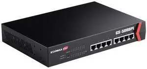 Edimax GS-5008PL 8-Port Gigabit PoE+ Web Smart Managed Switch 150W