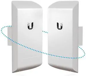 Ubiqui Networks Nanostation M5 Locom5 Indoor/Outdoor Airmax Cpe 5Ghz High-Power 2X2 Mimo Point To Point Ptp Bridging (2-Pack)