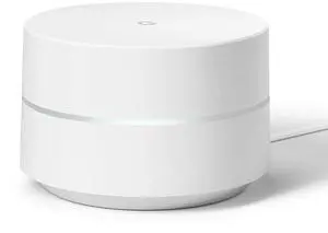 Google WiFi System, 1-Pack - Router Replacement for Whole Home Coverage - NLS-1304-25,white