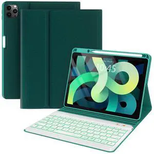 Keyboard case for ipad Air 11 inch(M2 2024)/10.9 Inch Air 5th 4th Generation & iPad Pro 11 inch (1st/2nd/3rd/4th Gen)-Backlit Detachable Keyboard, Folio Cover with Upper Easily Pencil Holder-(Teal) Keyboard case for ipad Air 11 inch(M2 2024)/10.9 Inch Air 5th 4th Generation & iPad Pro 11 inch (1st/2nd/3rd/4th Gen)-Backlit Detachable Keyboard, Folio Cover with Upper Easily Pencil Holder-(Teal)