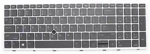 New Replacement Laptop Keyboard Compatible with HP Elitebook 850 g5 855 G5 850 G6 750 G5 755 G5 Zbook 15u G5 G6 US L11999-001 Backlit