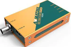 AVMATRIX UC2018 HDMI/SDI to USB3.1 Type-C Uncompressed Video Capture; HDMI or SDI in, and USB 3.1 Gen1(USB3.0) Out; Automatic Input Signal Detection, Up to 1080p60