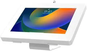 CTA Digital PAD-CURVEW Tablet Stand and Wall Mount with Paragon Enclosures (White)