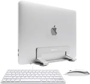 Macally Mini Wired Keyboard & Mouse Combo and an Adjustable Vertical Laptop Stand, Apple Accessories That'll Elevate Your Workspace