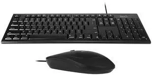 Macally Mac Wired Keyboard and a Silent Wired Mouse, Ultimate Office Duo