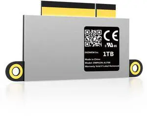 INDMEM NVMe PCle SSD 1TB 3D TLC Flash Hard Drive with Tools for Upgrade 2016 2017 13" MacBook PRO A1708EMC 2978/3164 Non-Touch Bar Models(Late 2016-Mid 2017 Year)