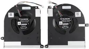 YAEHUYING CPU+GPU Cooling Fan Replacement for Dell Alienware Area 51m R2 RTX2080 Series EG80151S1-C020-S9A EG80151S1-C010-S9A 0TW5Y8 0TPV77 TW5Y8 TPV77 DC28000Q3SL DC28000Q4SL 12V Fan