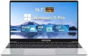 FUNYET 14 Inch Gaming Laptop, Laptop Computer 2025 Windows 11 Pro, 8GB RAM 256GB SSD, Intel 11th Gen N5095 Processor(up to 2.9 GHz), FHD 1920 x 1080, BT 4.2