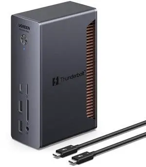 UGREEN Revodok Max 2131 Thunderbolt 5 Dock, 13-in-1, 120Gbps Transfer, Single 8K, Dual 6K60Hz Display, 140W Max Charging, 2.5GbE, SD/TF 4.0, for Thunderbolt 5/4 MacBooks and Windows Laptops